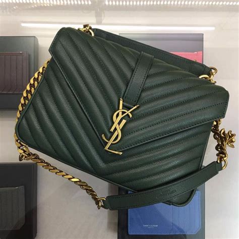 ysl college medium gold|saint laurent medium college bag.